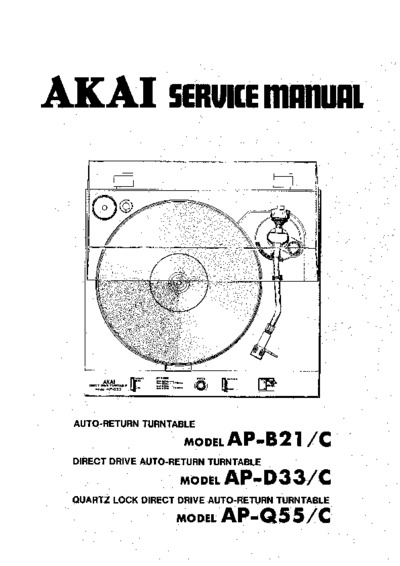 Akai AP-B21-C, AP-D33-C, AP-Q55-C