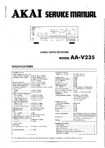 Akai AA-V235