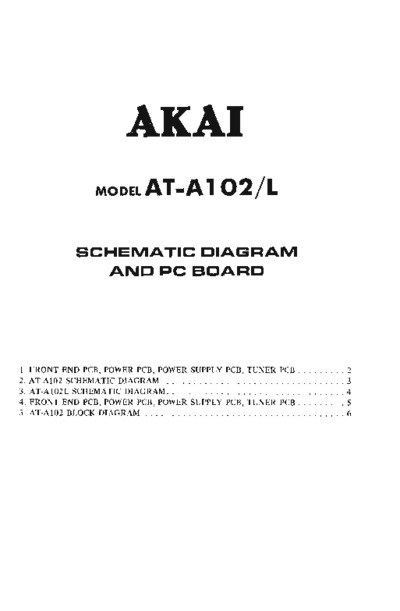 Akai ATA102,L