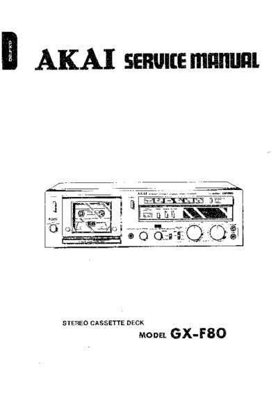 Akai GXF80