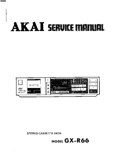 Akai GX-R66