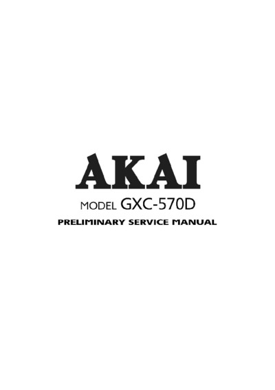 Akai GXC570D