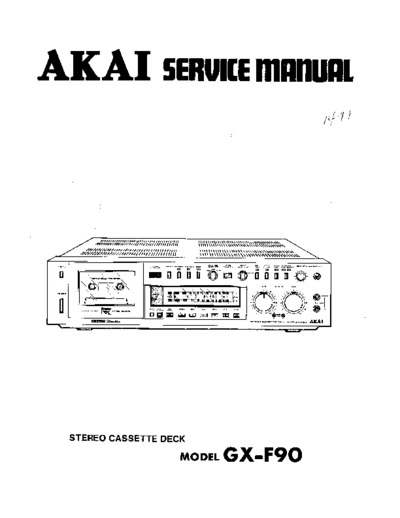 Akai GX-F90