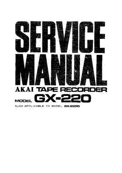Akai GX220,D