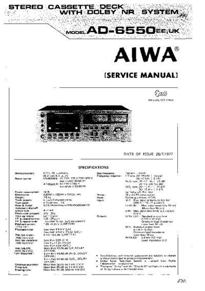 Aiwa AD6550