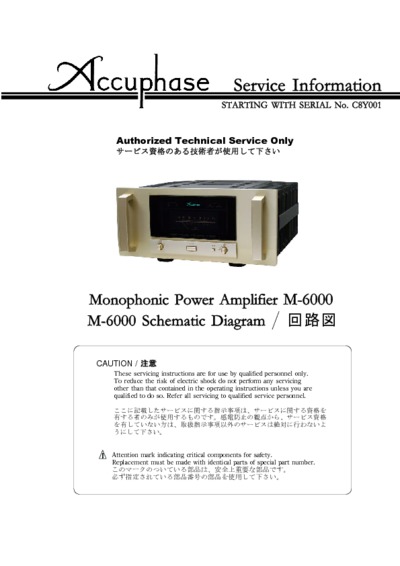 Accuphase M6000