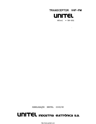 Unitel UM-001 Transceptor VHF-FM