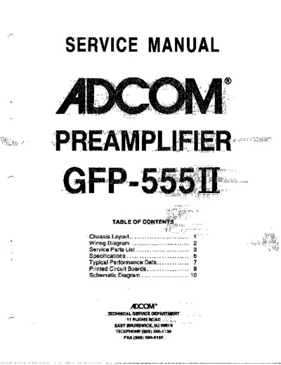Adcom GFP555II
