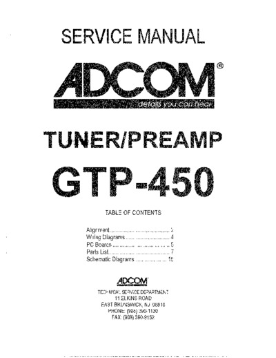 Adcom GTP450