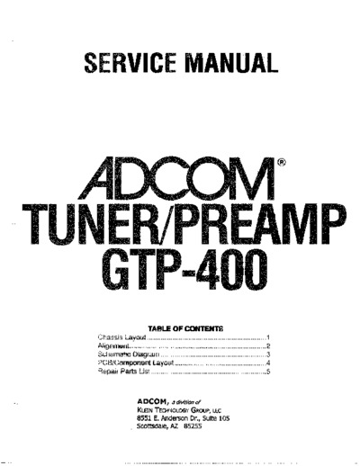 Adcom GTP400