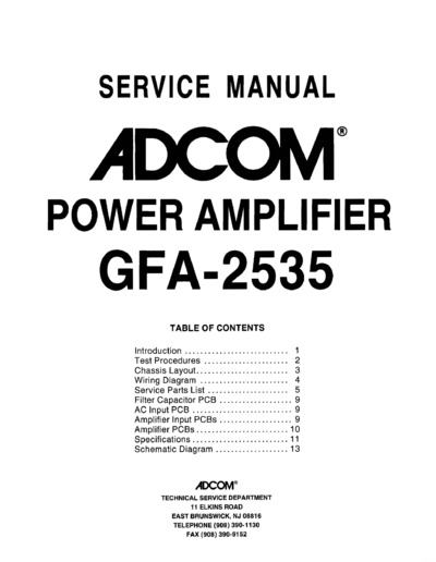Adcom GFA2535