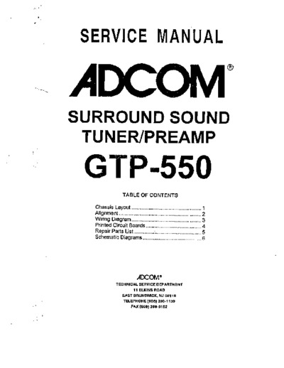 Adcom GTP550