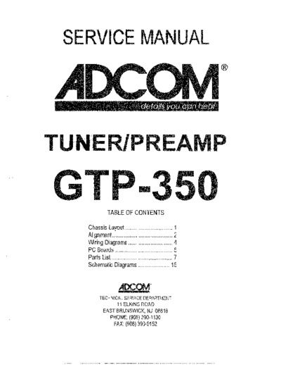 Adcom GTP350