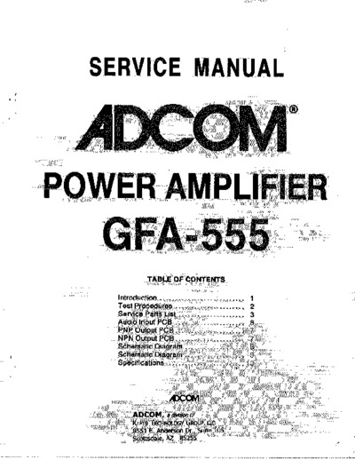 Adcom GFA555