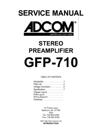 Adcom GFP710