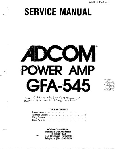 Adcom GFA545