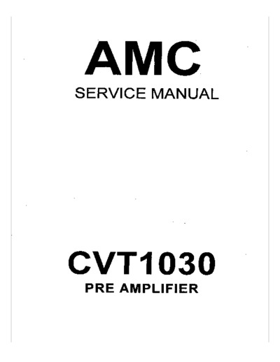 AMC CVT1030