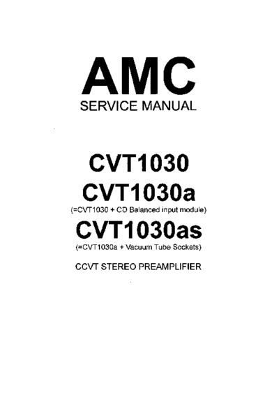 AMC CVT1030A