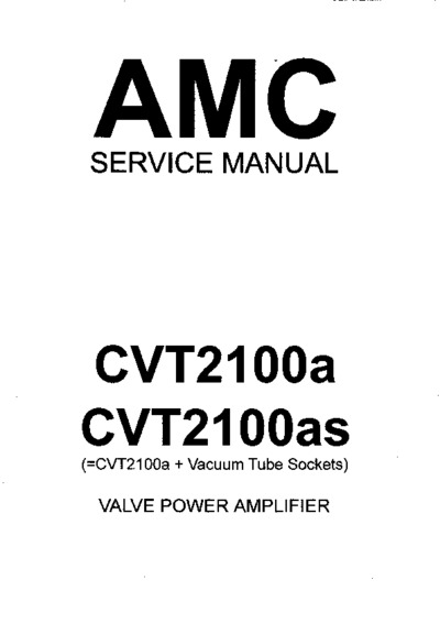 AMC CVT2100A