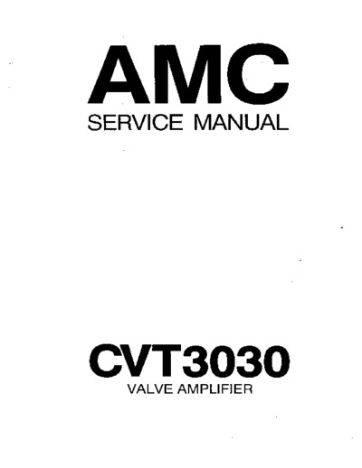 AMC CVT3030
