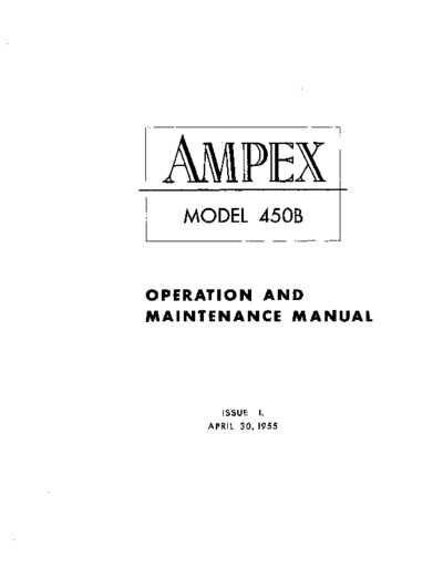 Ampex 450B