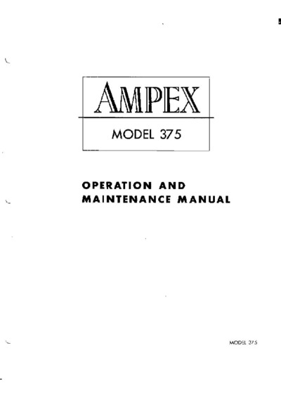 Ampex 375
