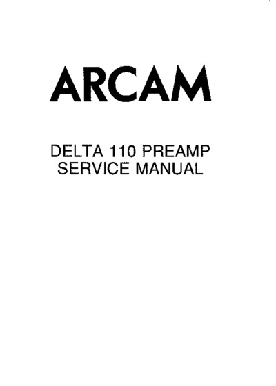 Arcam Delta110