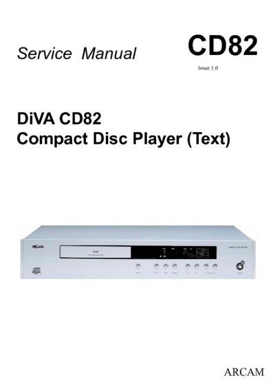 Arcam Diva CD82
