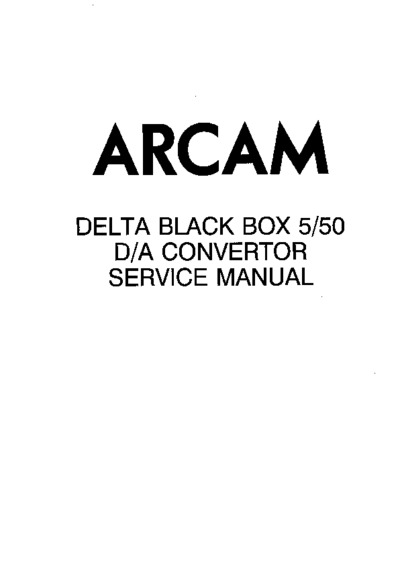 Arcam BlackBox5.50