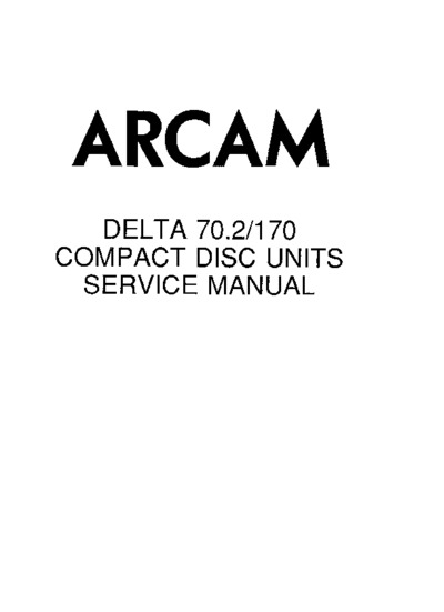Arcam Delta170, 70.2