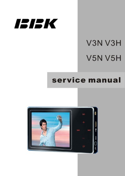 BBK V3N, V3H, V5N, V5H Portable