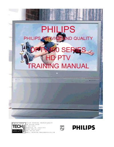 Philips Training DPTV400, DPTV410, DPTV415
