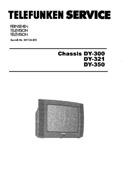 Telefunken DY300, DY321, DY350 chassis
