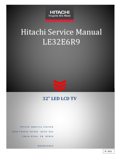 Hitachi LE32E6R9