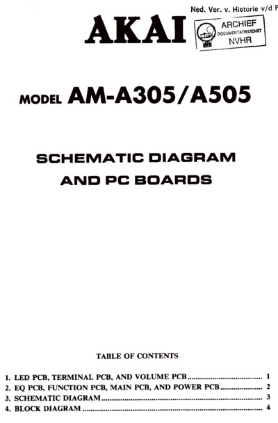 Akai AM-A305-sch