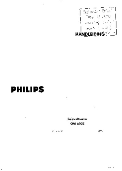 Philips GM6023