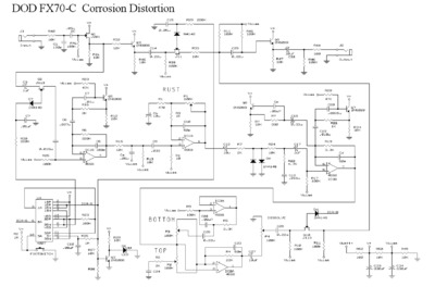 DOD FX70C CORROSION DIST, Service Manual, Repair Schematics