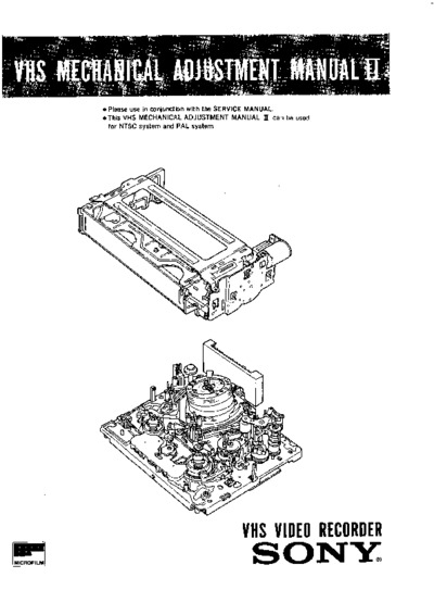 SONY VHS mechanism II