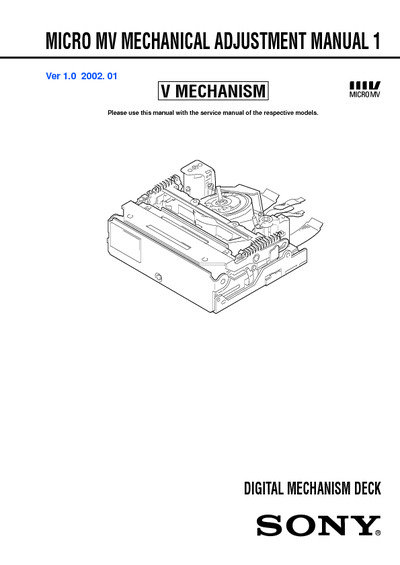 SONY Micro MV mechanism