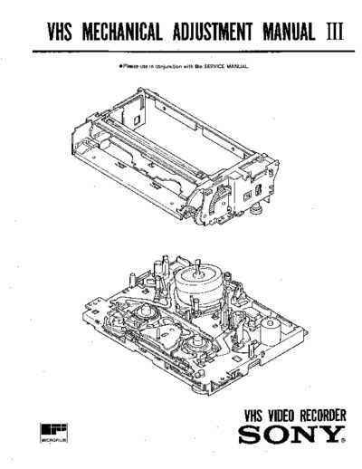 SONY VHS mechanism III