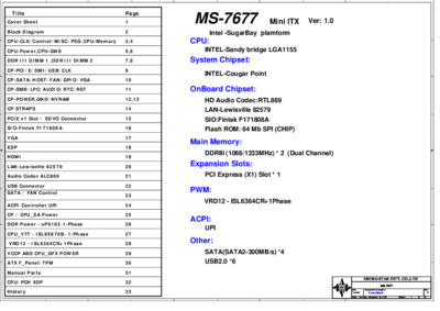 MSI MS-7677 REV 1.0