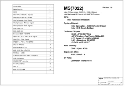 MSI MS-7022-100