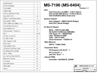 MSI MS-7196 v11 0125