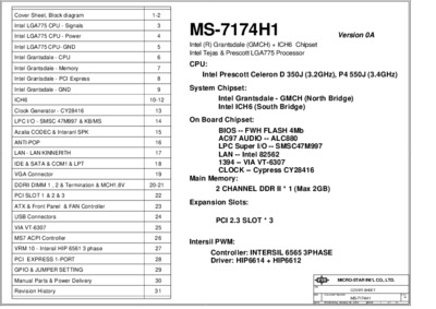 MS-7174H1 0A 0126