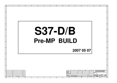 INVENTEC S37 DB PRE MP BULIT REV A01