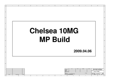 INVENTEC CHELSEA 10MG MP R000 6050A2251001 SCHEMATICS
