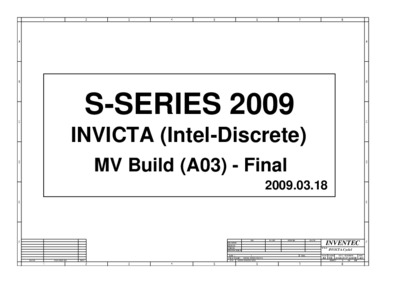 INVENTEC S-SERIES 2009 R3A 6050A2252701 SCHEMATICS