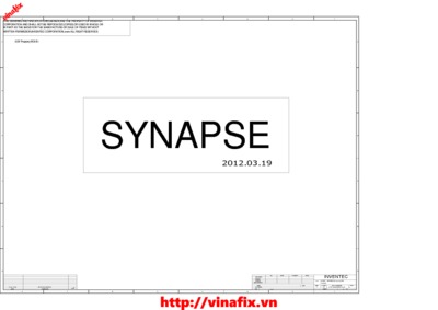 INVENTEC SYNAPSE 6050A2503201 RA (FUJITSU LIFEBOOK UH552)