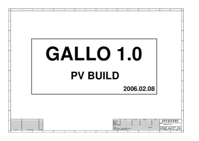 INVENTEC GALLO 1.0 PV RA01 6050A2042401 SCHEMATICS