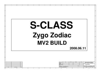 INVENTEC S-CLASS ZYGO ZODIAC MV2 VER.A02 -6050A2161001-MB-A04